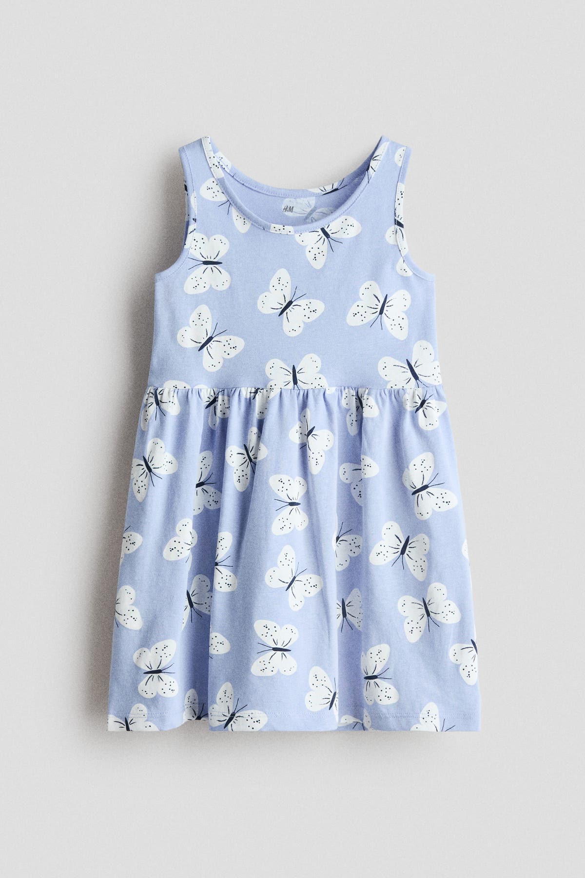 Patterned cotton dress