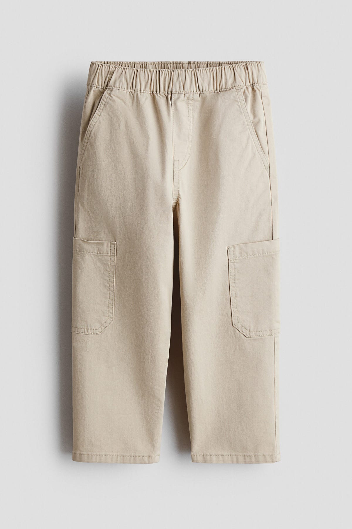 Cotton twill cargo joggers