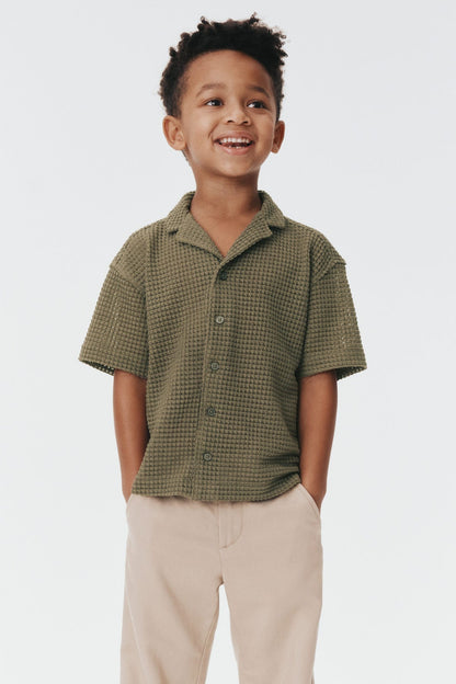 Loose-fit twill chinos