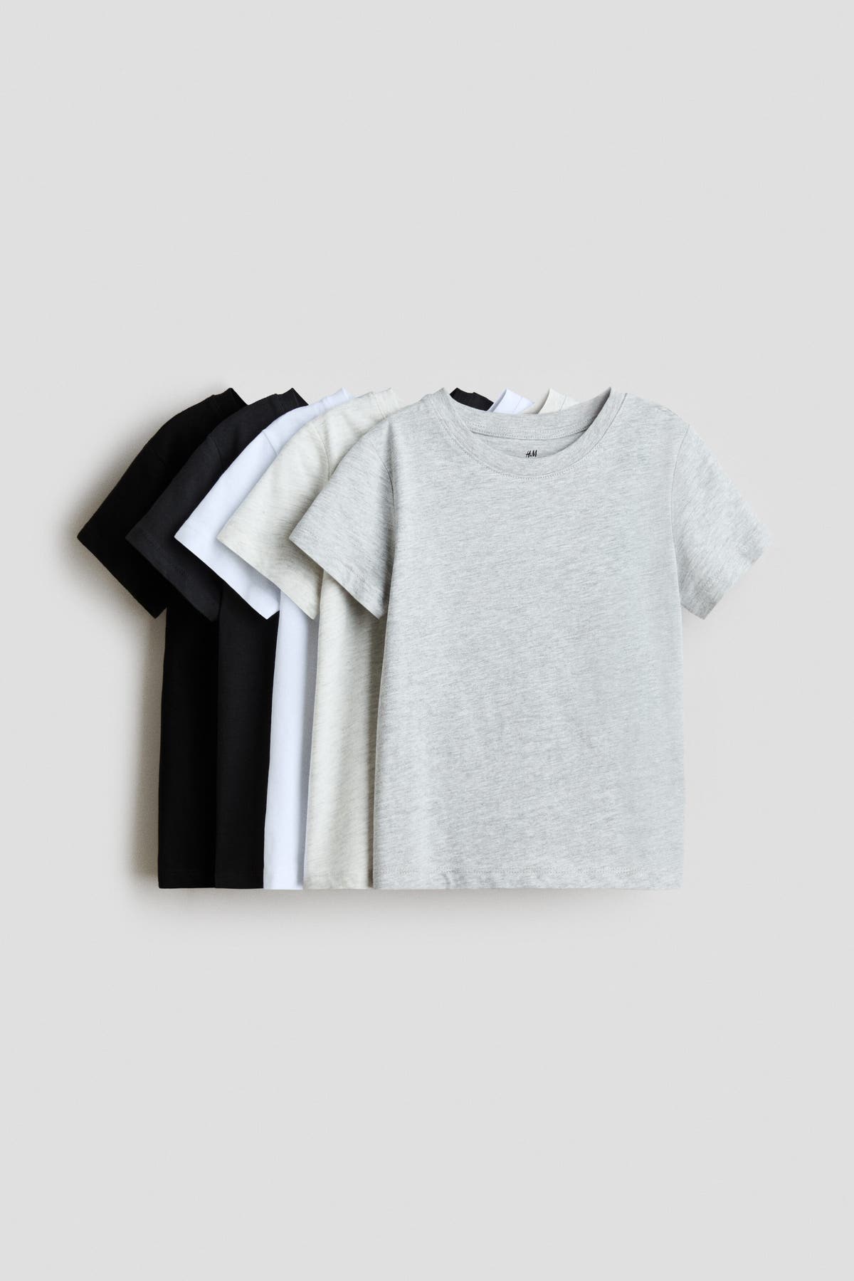 5-pack cotton T-shirts