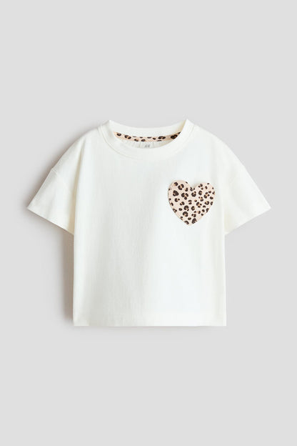 Motif-detail T-shirt