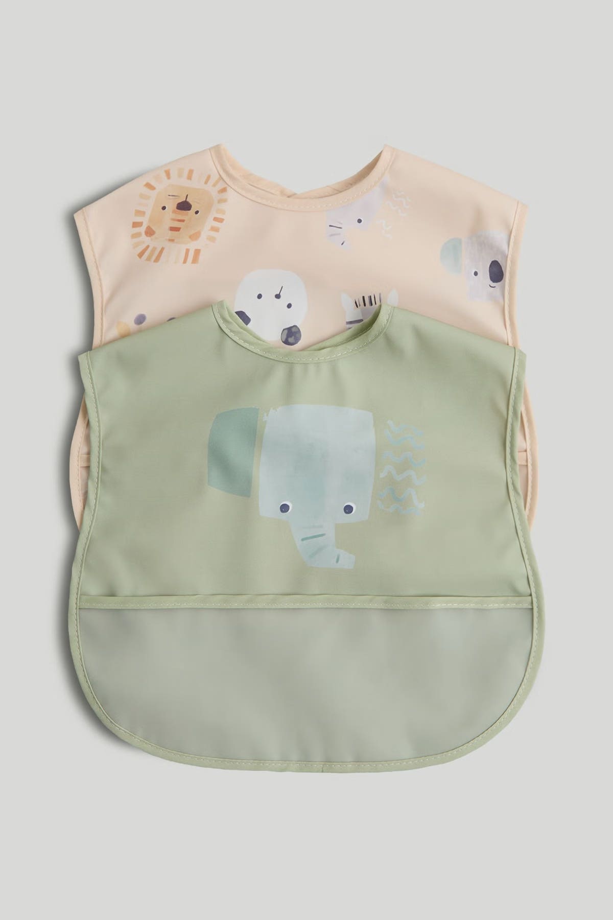 Mothercare 2-Pack Crumb-Catcher Bibs
